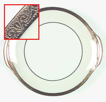 SCHLEIGER 1105-1 Handled Cake Plate