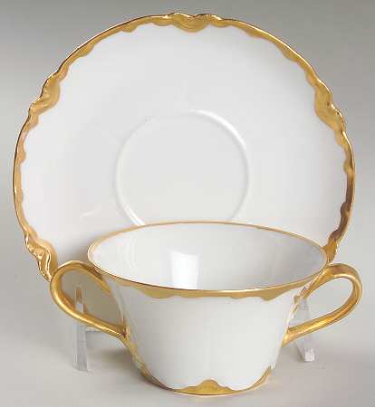 H526 Flat Bouillon Cup & Saucer