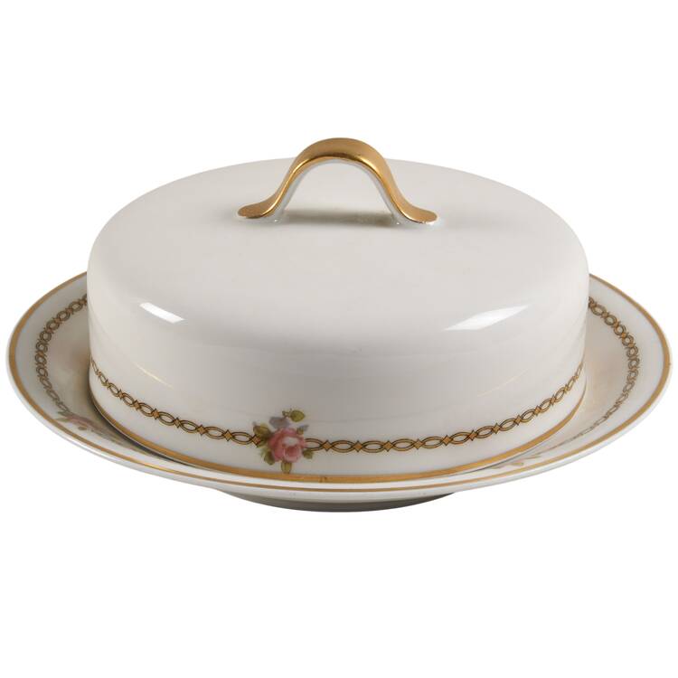 The Hanoi Round Covered Butter with Strainer