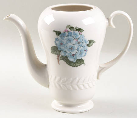 Hydrangea Coffee Pot No Lid