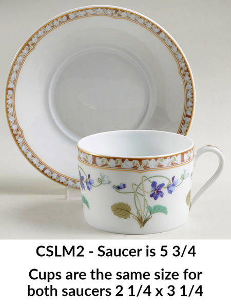 Imperatrice Eugenie Flat Cup & Saucer Set