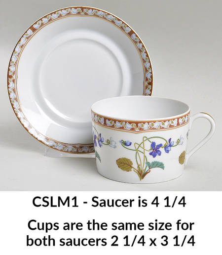 Flat Cup & Saucer Set