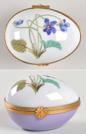 Imperatrice Eugenie Hinged Egg Box