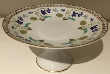 Imperatrice Eugenie Round Compote (Height X Width)