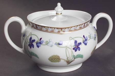 Imperatrice Eugenie Sugar Bowl & Lid