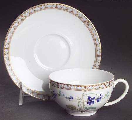 Imperatrice Eugenie Flat Cup & Saucer Set