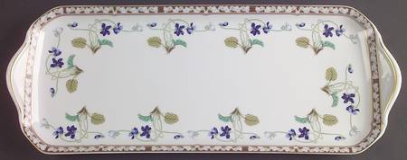 Imperatrice Eugenie Oblong Cake Plate
