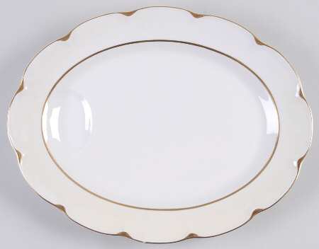 Ivory 11" Oval Serving Platter