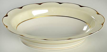 Ivory 9" Oval Vegetable Bowl