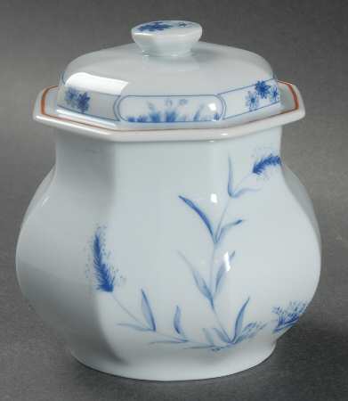 Jardin Bleu Sugar Bowl & Lid