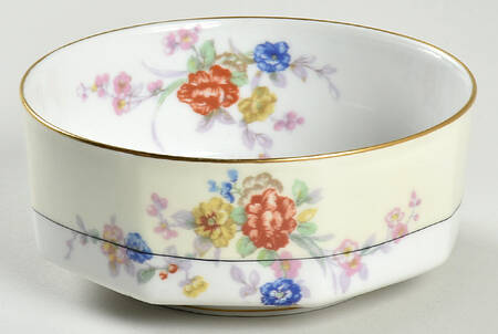 Jewel (Cream & White) Cranberry Bowl