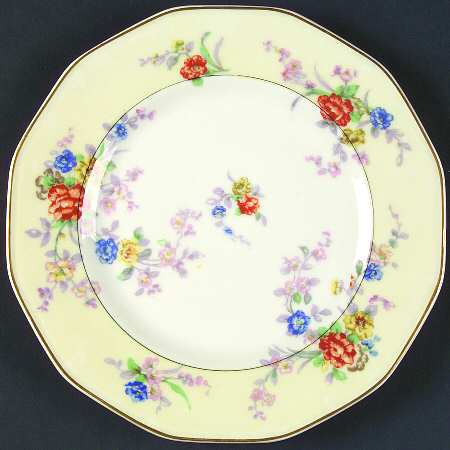 Jewel (Cream & White) Luncheon Plate
