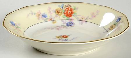 Jewel (Cream & White) Coupe Soup Bowl