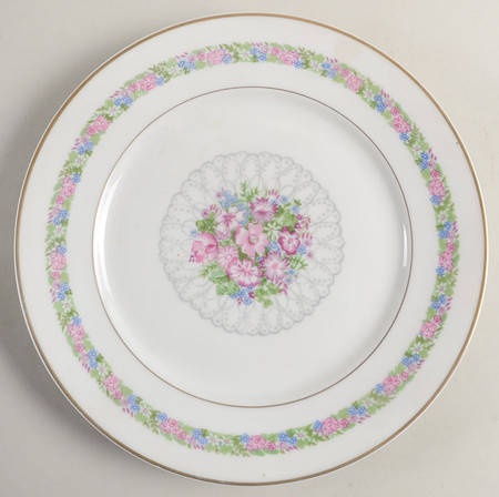 June Bride Luncheon Plate