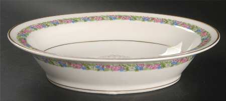 June Bride 9" Oval Vegetable Bowl