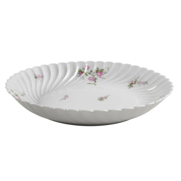 Julia (Red Backstamp) 12" Deep Round Platter