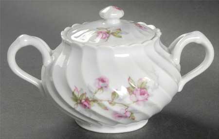 Julia (Red Backstamp) Sugar Bowl & Lid