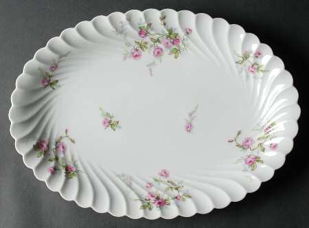Julia (Red Backstamp) 14" Oval Serving Platter