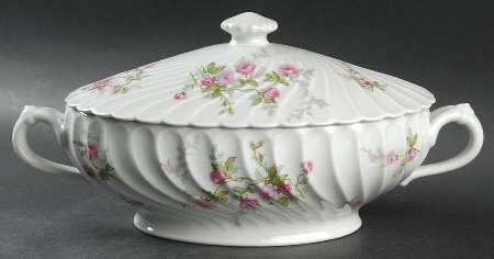 Julia (Red Backstamp) Oval Covered Vegetable