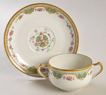 Juno Flat Bouillon Cup & Saucer
