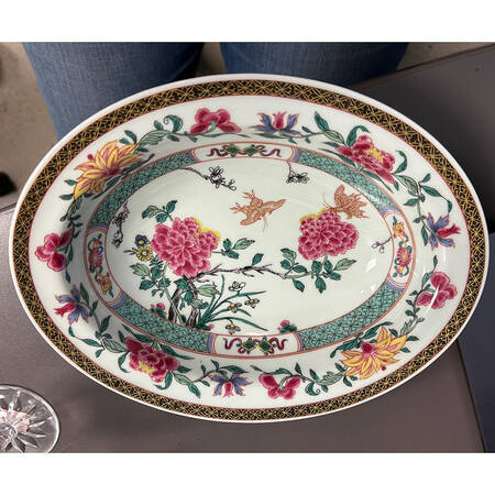 Kien Long 9" Oval Vegetable Bowl