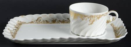 Ladore Snack Plate & Cup Set by Haviland