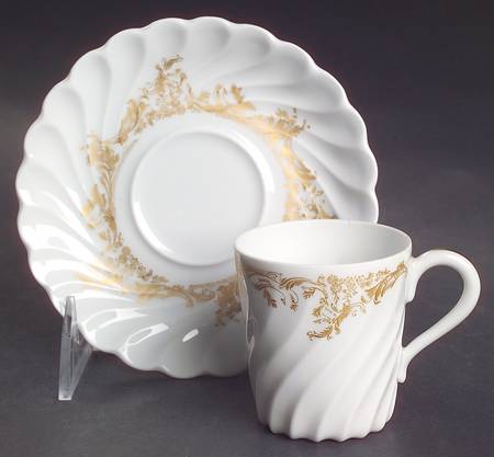 Ladore Flat Demitasse Cup & Saucer Set