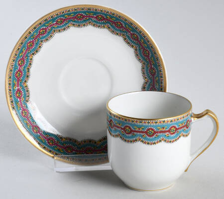 Lambrequin Demitasse Cup & Saucer Set