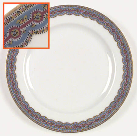 Lambrequin Luncheon Plate