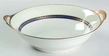 Lauria Blue 10" Round Vegetable Bowl