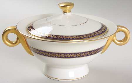 Lauria Blue Sugar Bowl & Lid