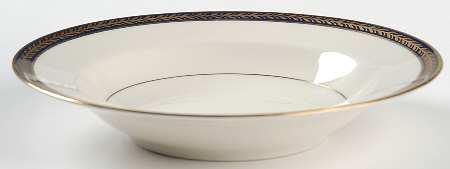 Lauria Blue Rim Soup Bowl