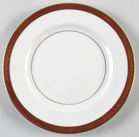 Lauria Red Salad Plate