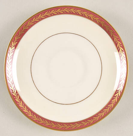 Lauria Red Saucer for Footed Demitasse Cup