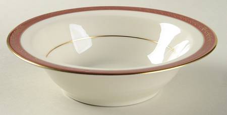 Lauria Red Rim Cereal Bowl