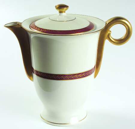 Lauria Red Coffee Pot & Lid
