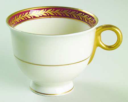 Lauria Red Footed Demitasse Cup