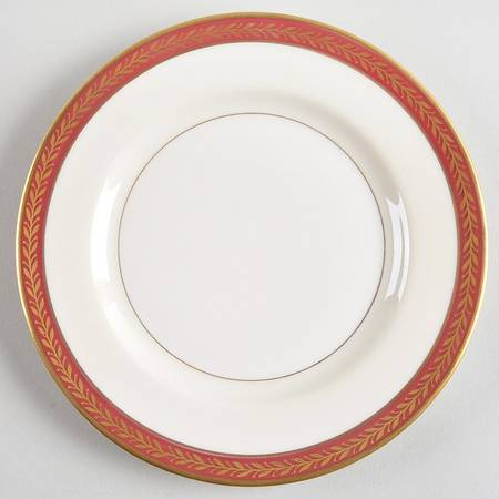 Lauria Red Bread & Butter Plate
