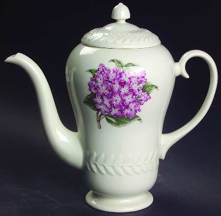 Lilac Coffee Pot & Lid by Haviland