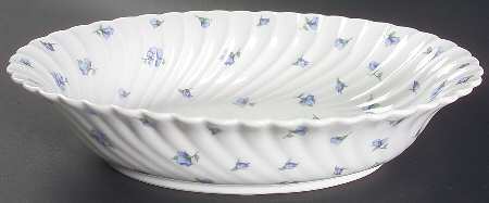 Linette 10" Oval Vegetable Bowl by Haviland