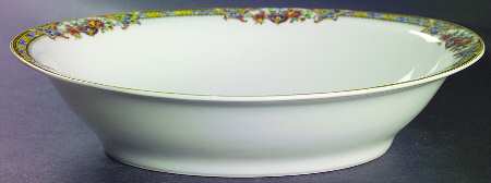 Linden 10" Oval Vegetable Bowl
