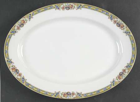 Linden 13" Oval Serving Platter