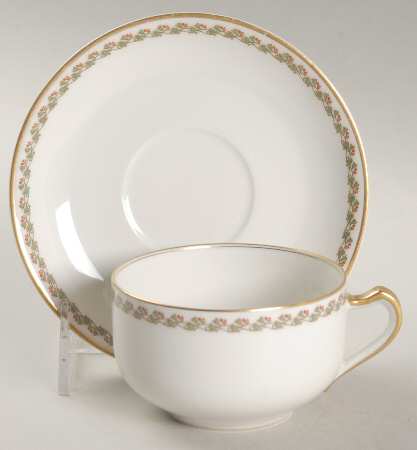 Lisbon Flat Cup & Saucer Set