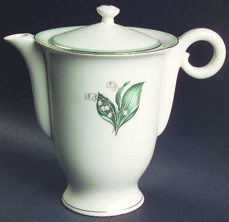 Lily of The Valley Coffee Pot & Lid