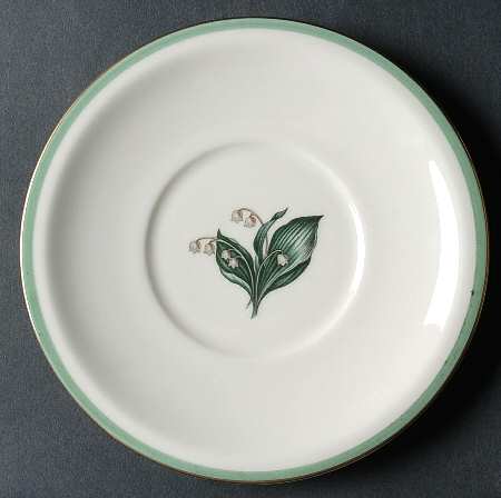 Lily of The Valley Saucer for Cream Soup Bowl