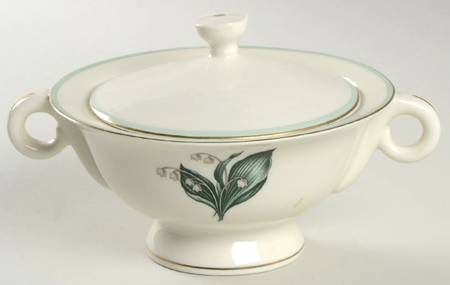 Lily of The Valley Sugar Bowl & Lid