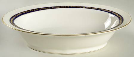 Lombardie Blue 9" Oval Vegetable Bowl