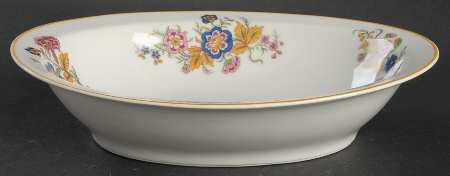 Lorraine 10" Oval Vegetable Bowl