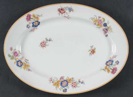 Lorraine 13" Oval Serving Platter