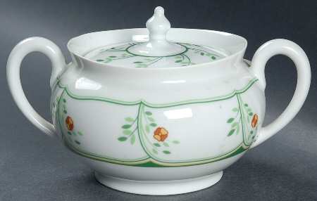 Lotus Sugar Bowl & Lid